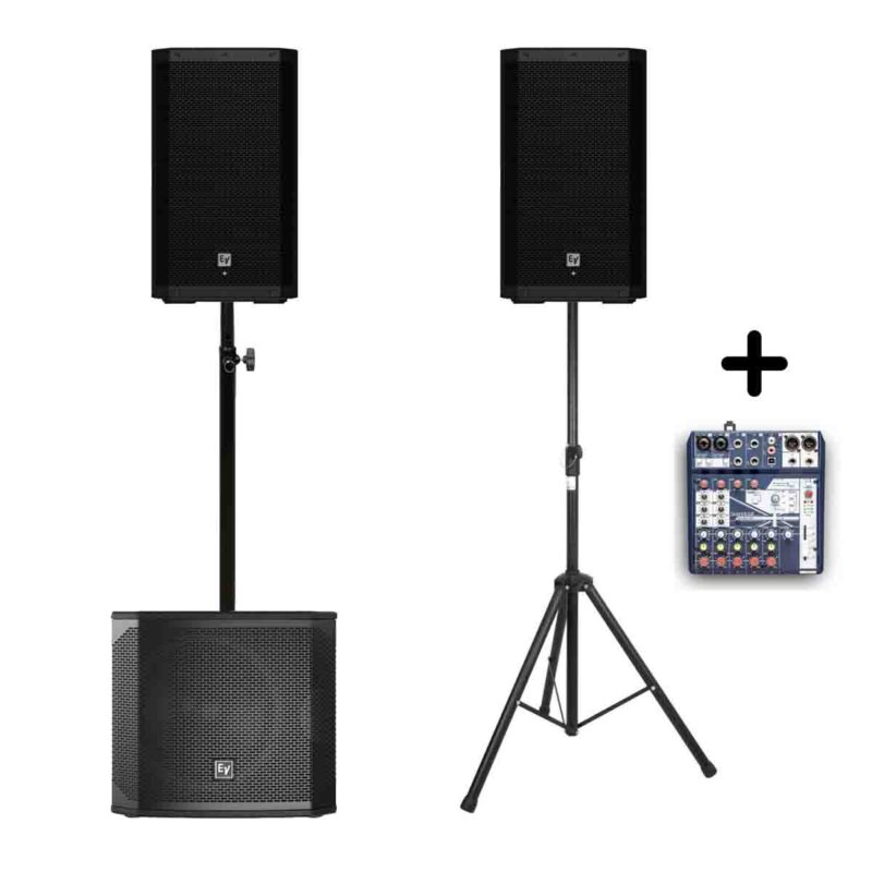 Geluidset MEDIUM (75-100 pers.)