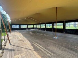 Stretchtent luxe zijwand per meter