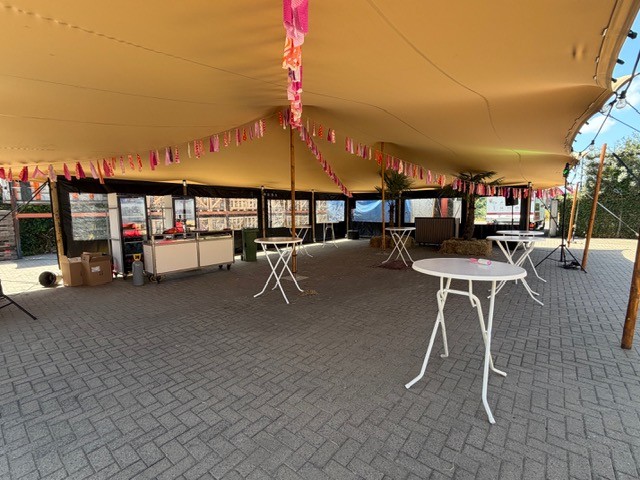 Stretchtent luxe zijwand per meter - Afbeelding 4