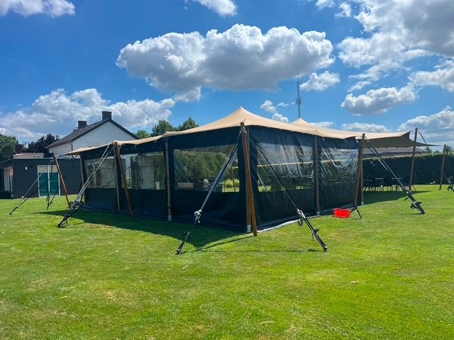 Stretchtent luxe zijwand per meter - Afbeelding 3