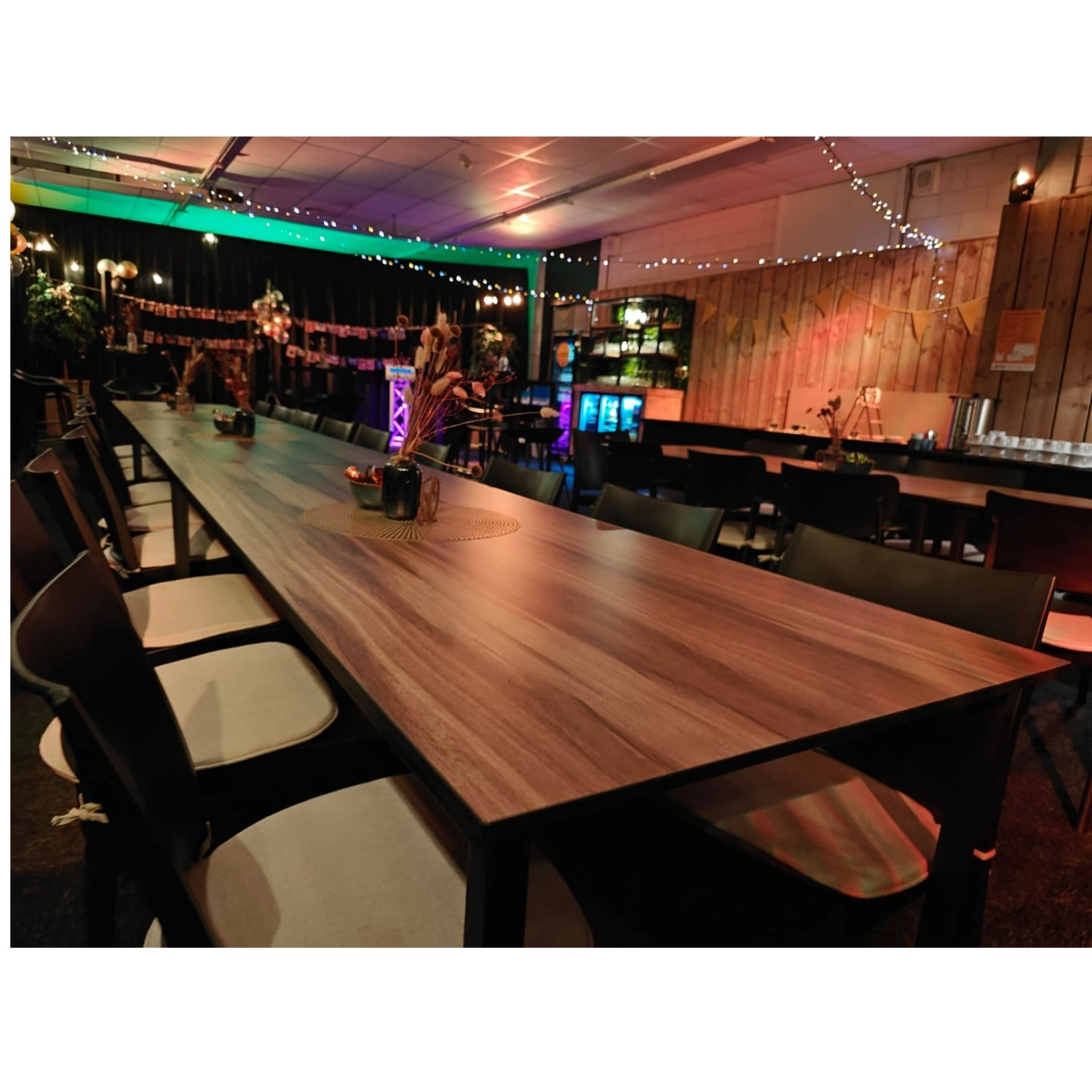 Zittafel Cuba zwart/Warm oak - Afbeelding 2